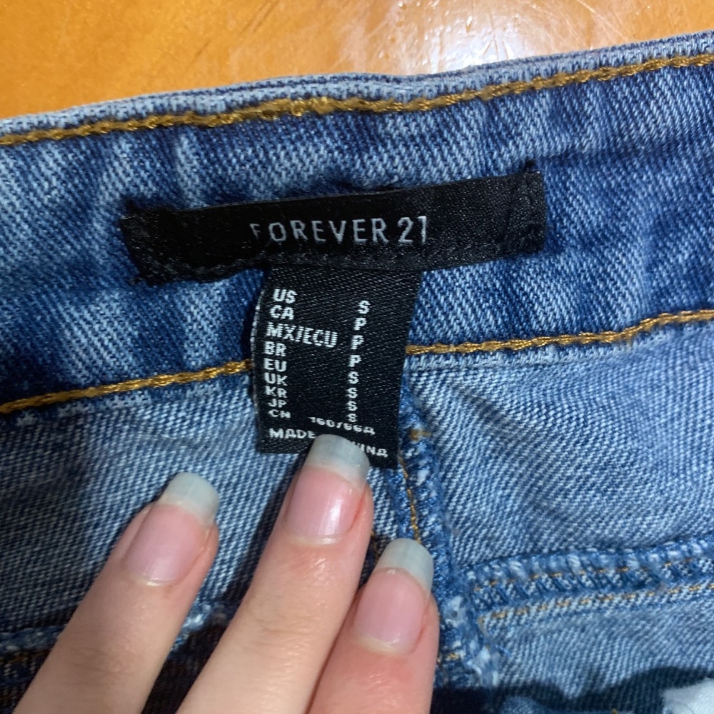 Forever21 True Love denim skirt size S - Picture 3 of 4